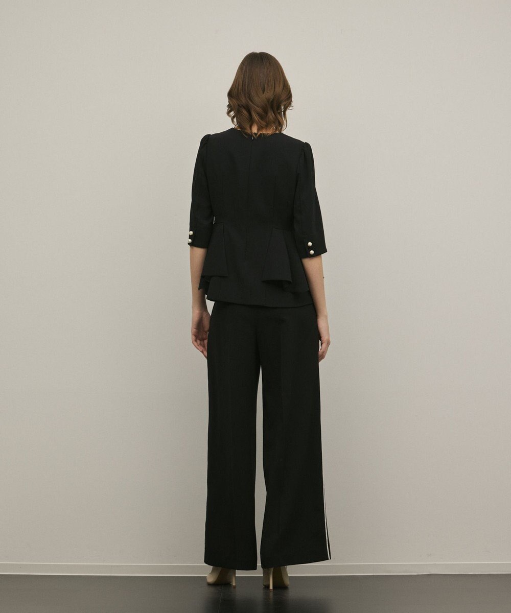 GRACE CONTINENTAL トリアセペプラムトップ 