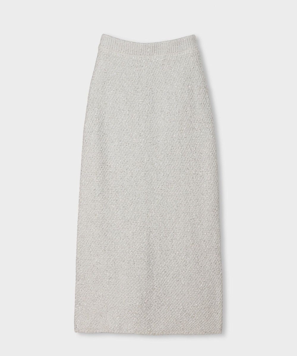 GRACE CONTINENTAL シャイニーニットロングスカート