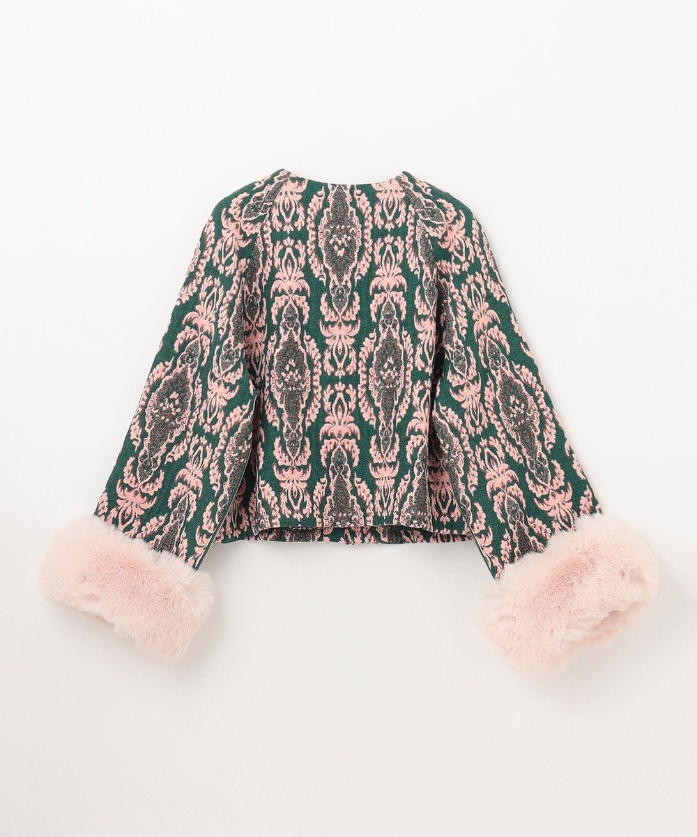 GRACE CONTINENTAL オーナメントジャガードジャケット 