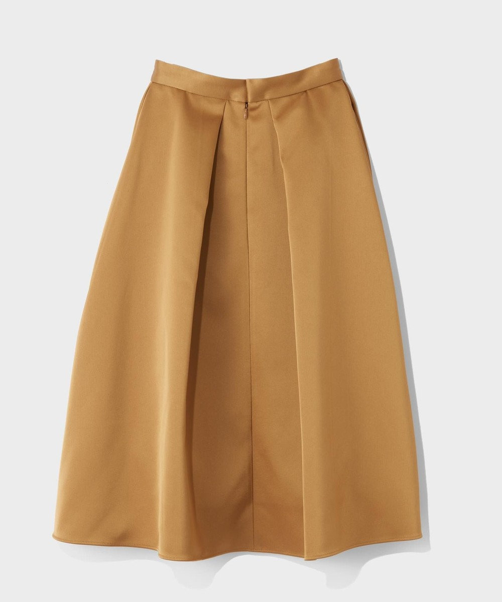 GRACE CONTINENTAL ボリュームサテンタックスカート