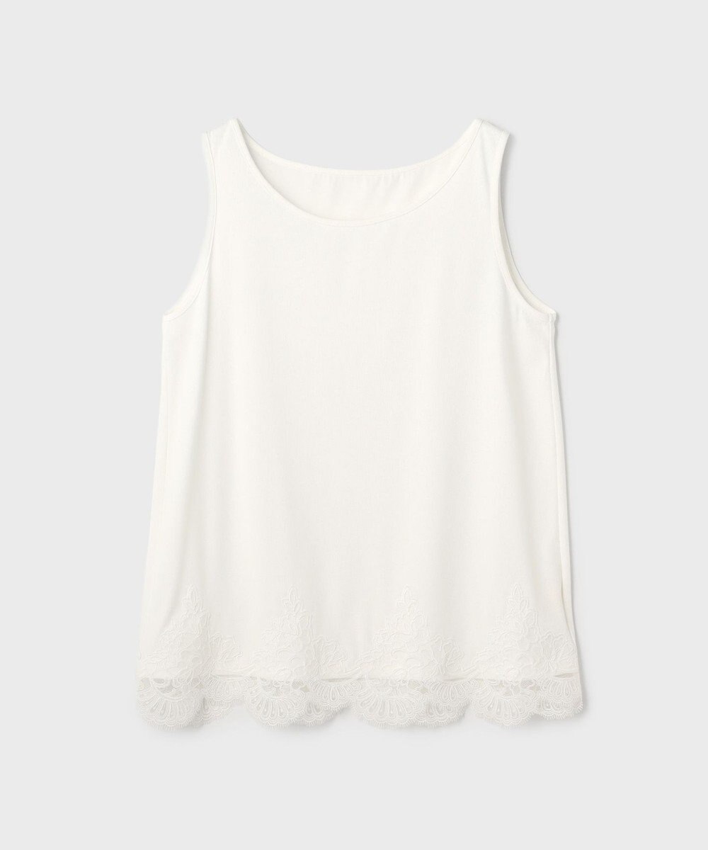GRACE CONTINENTAL ヘムレースカットトップ 