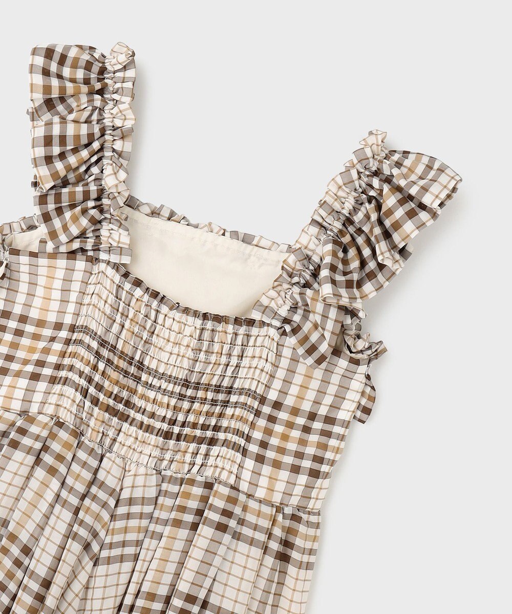 GRACE CONTINENTAL チェックサッカーワンピース 