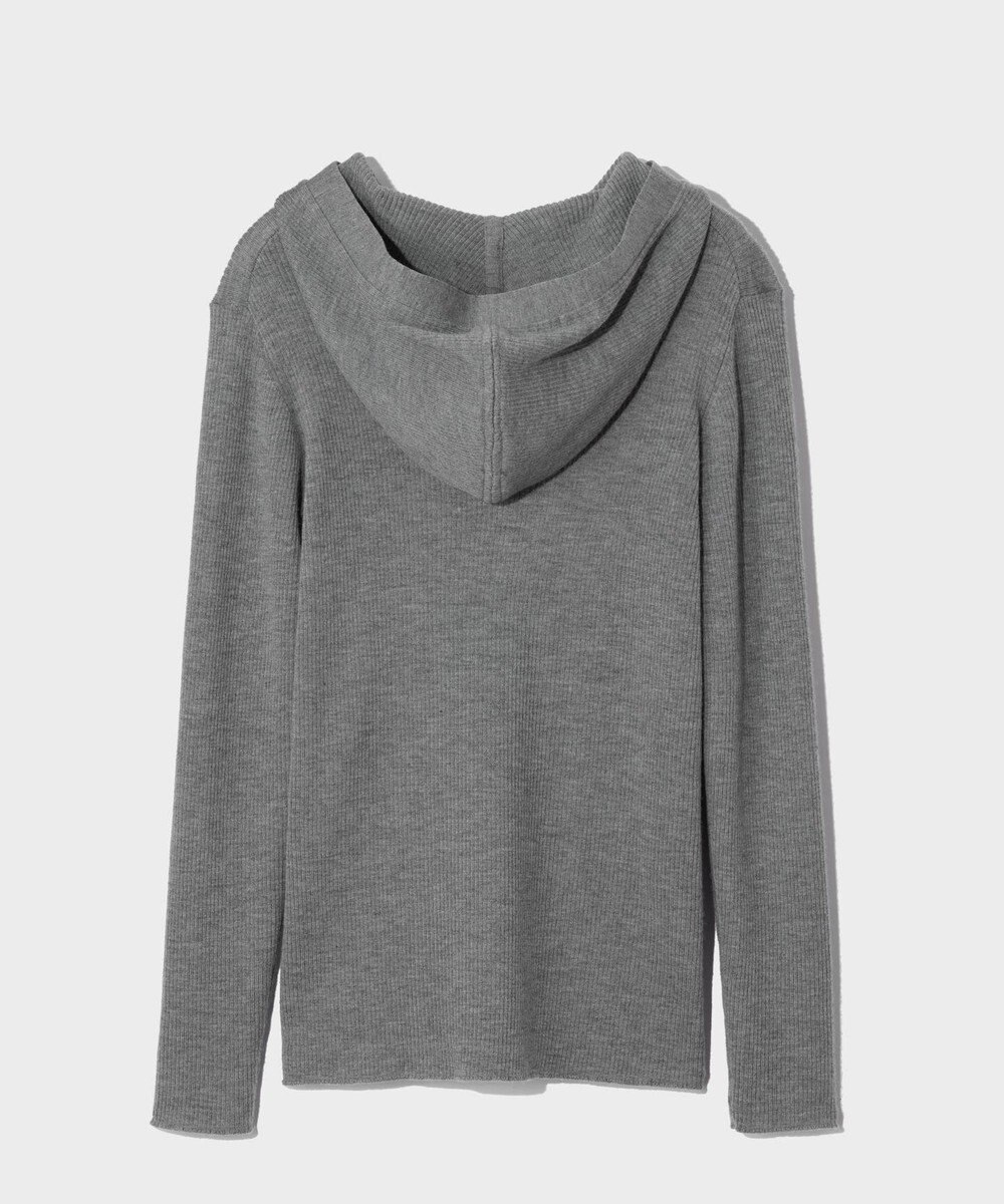 GRACE CONTINENTAL メリノウールリブフーディー 