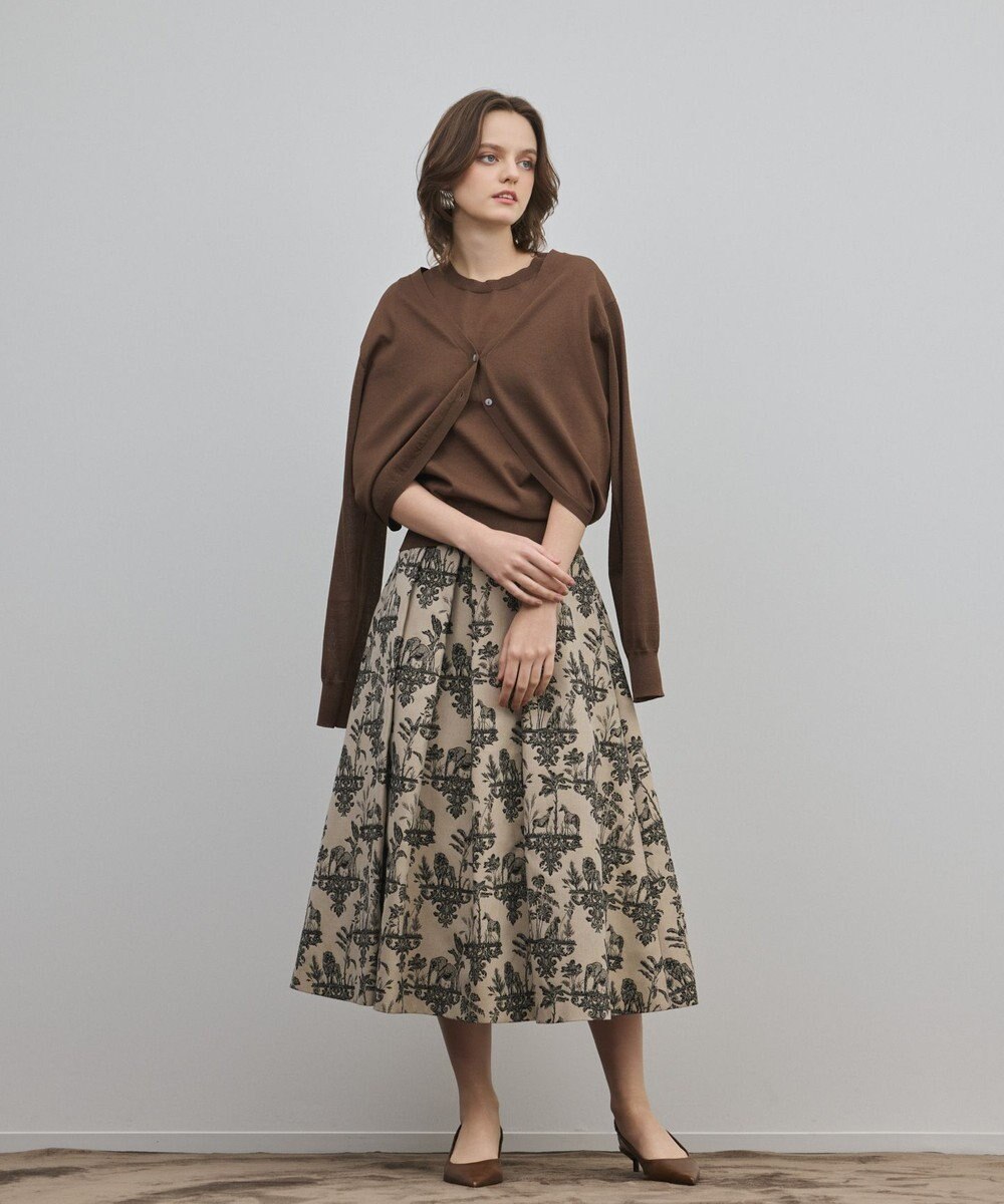 GRACE CONTINENTAL レイヤードニットトップ 