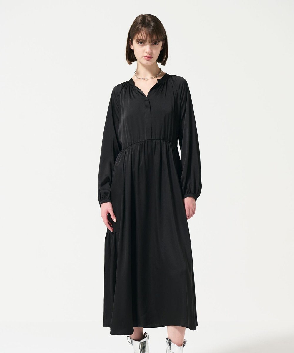 GRACE CONTINENTAL シルキーカフタンワンピース