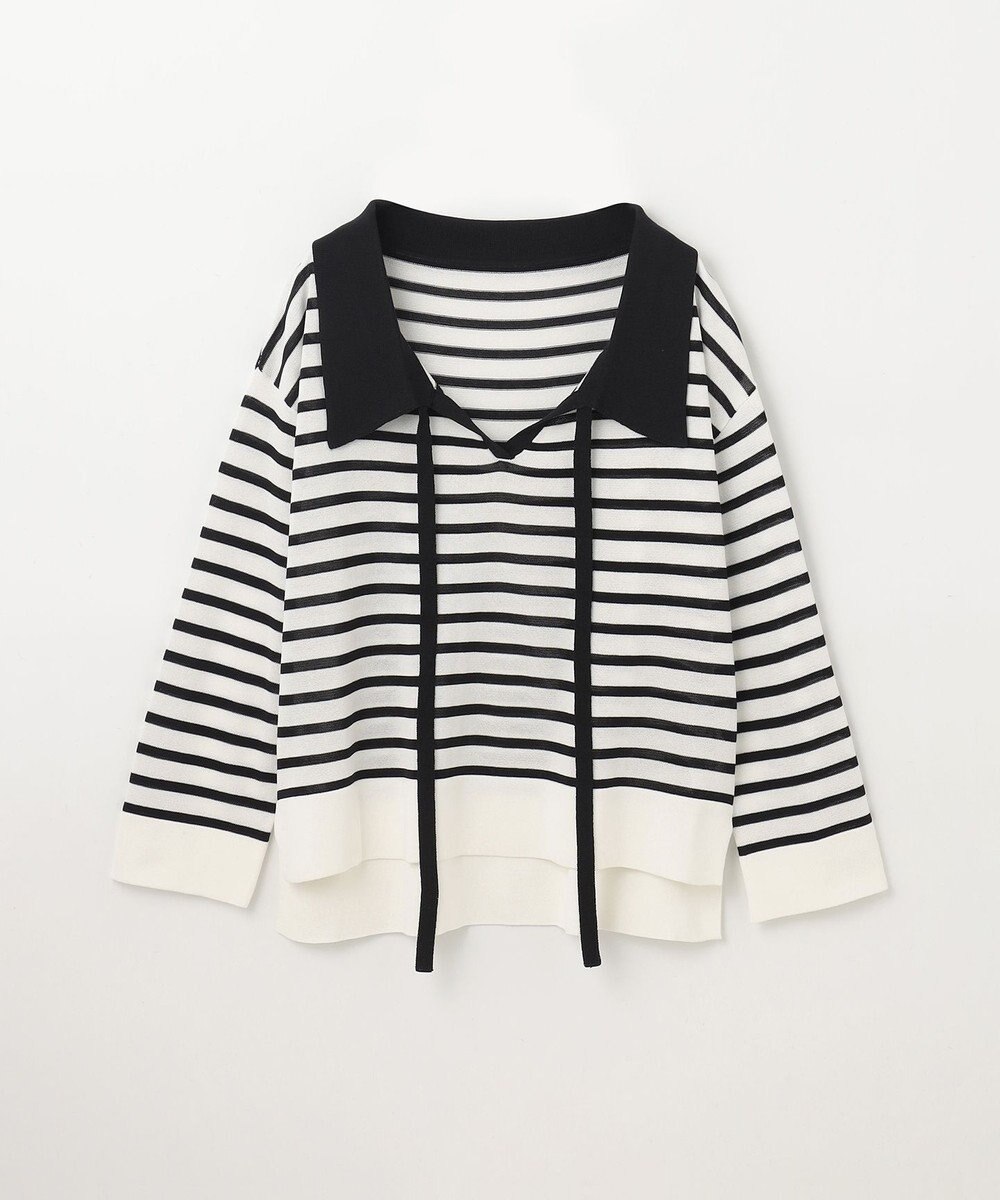 GRACE CONTINENTAL マリンボウタイニット 