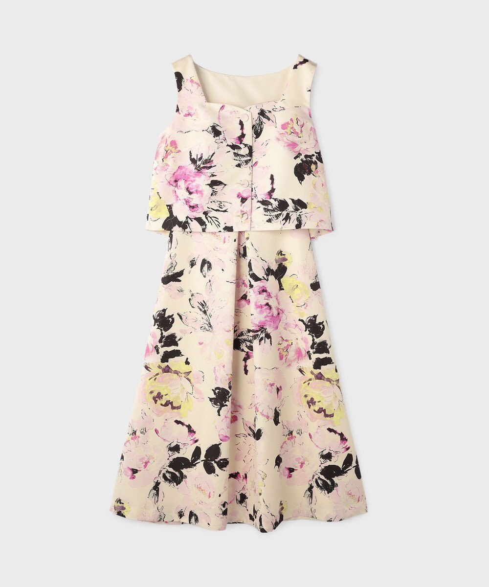 GRACE CONTINENTAL ボタニカルセパレートドレス 