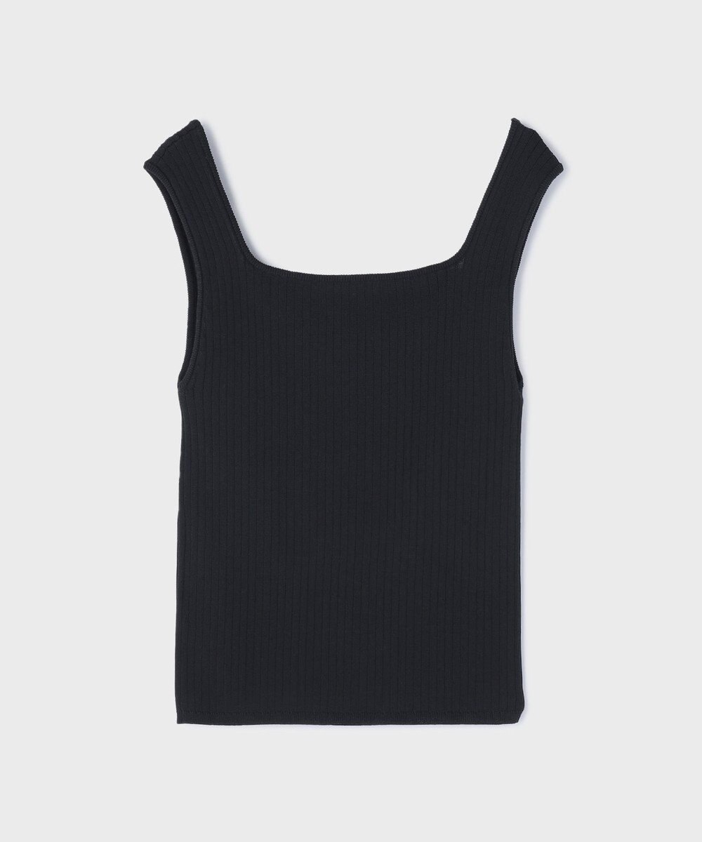 GRACE CONTINENTAL リブフリルニットトップ 