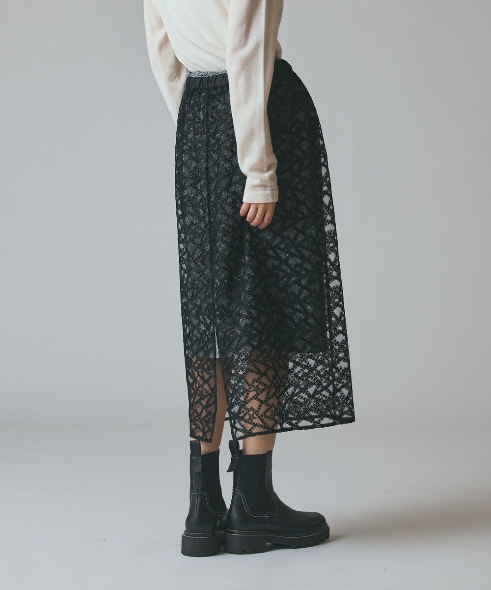 GRACE CONTINENTAL スターembチュールスカート 