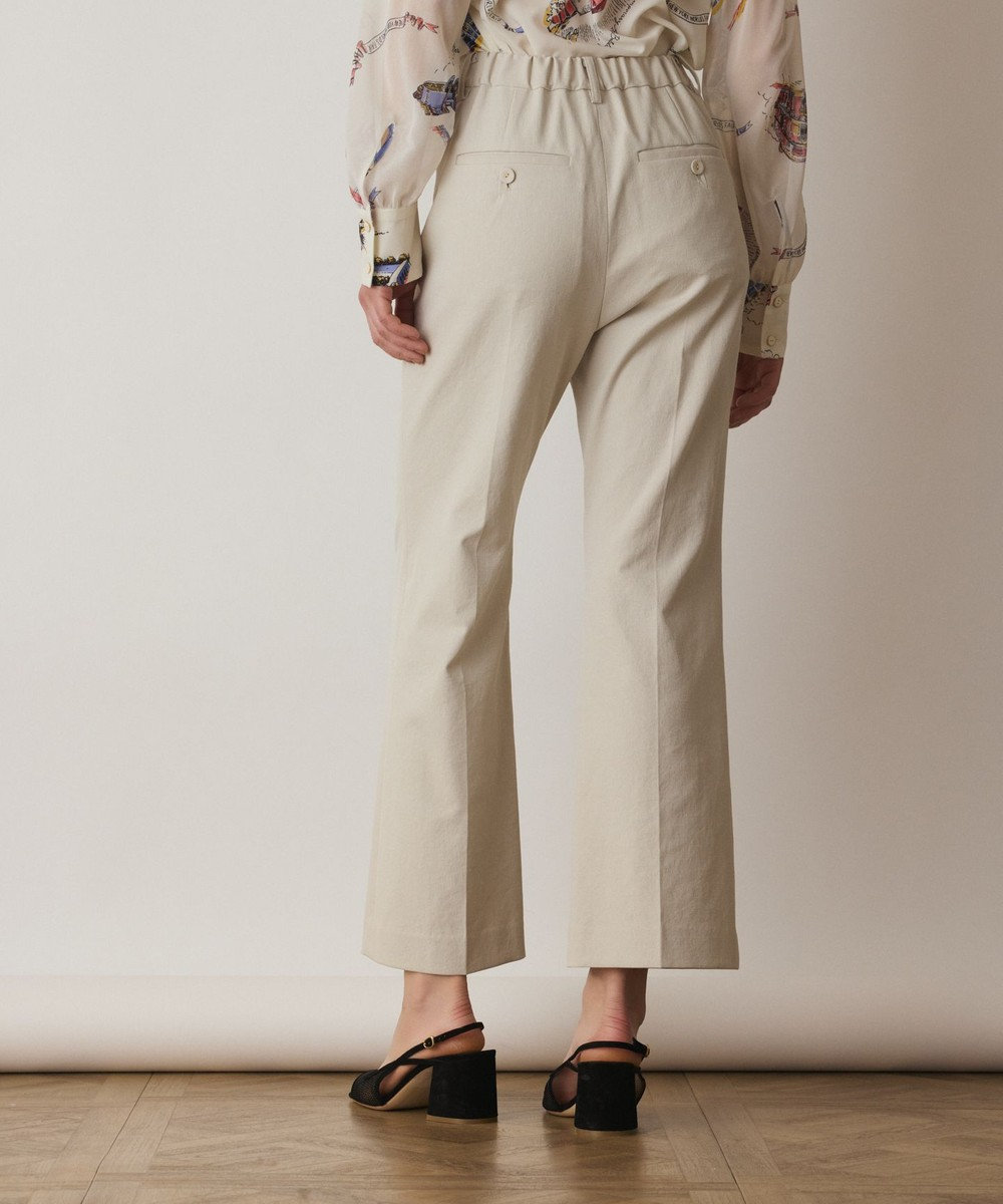 GRACE CONTINENTAL ストレッチフレアパンツ