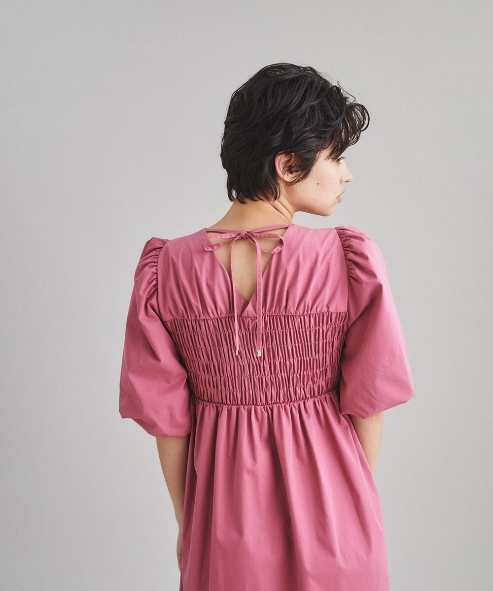 シャーリングパフ袖ワンピース Grace Continental Grace Continental グレースコンチネンタル 通販 シャーリングパフ袖ワンピース Grace Continental Grace Continental グレースコンチネンタル 通販