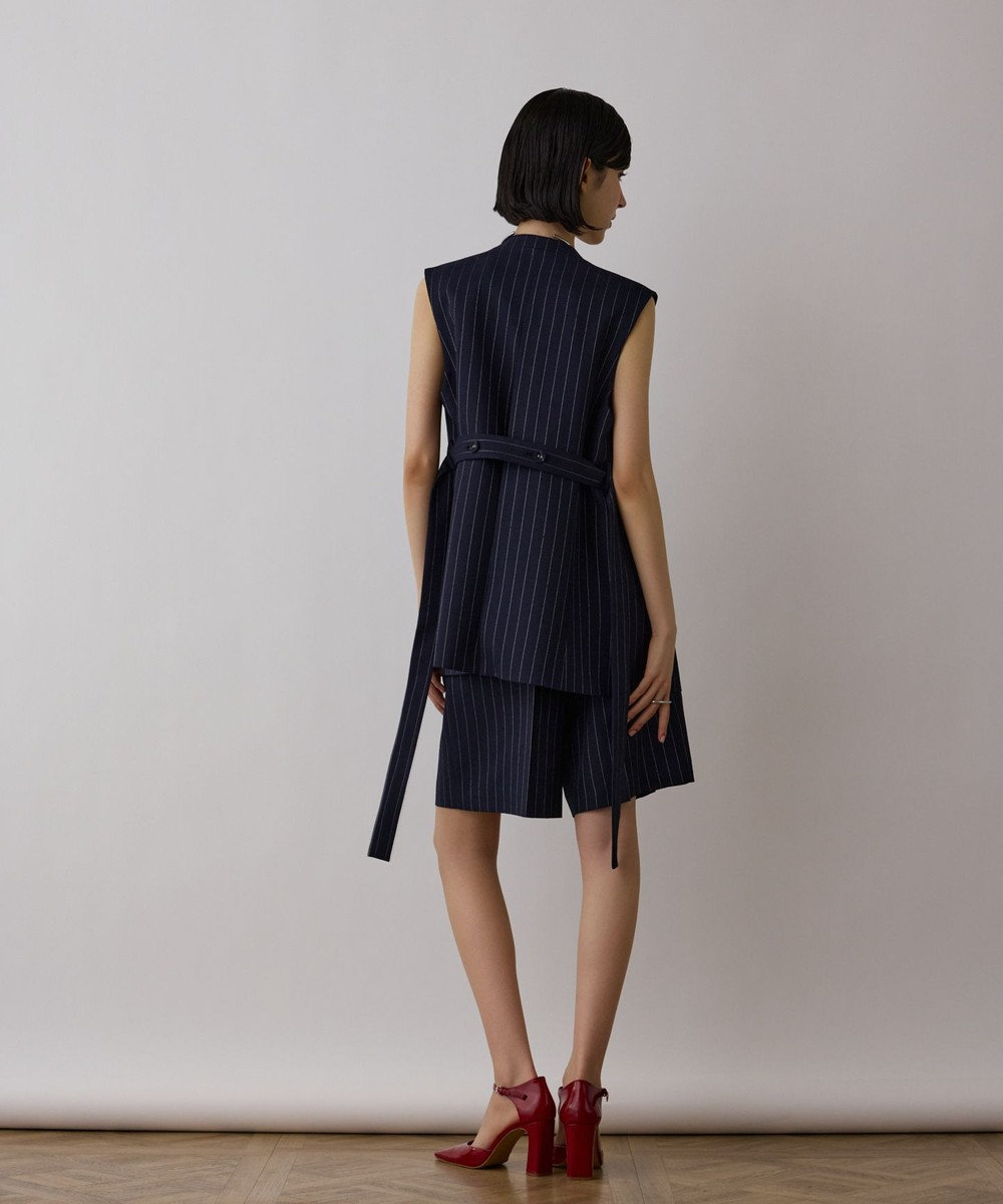 GRACE CONTINENTAL ストライプショートパンツ