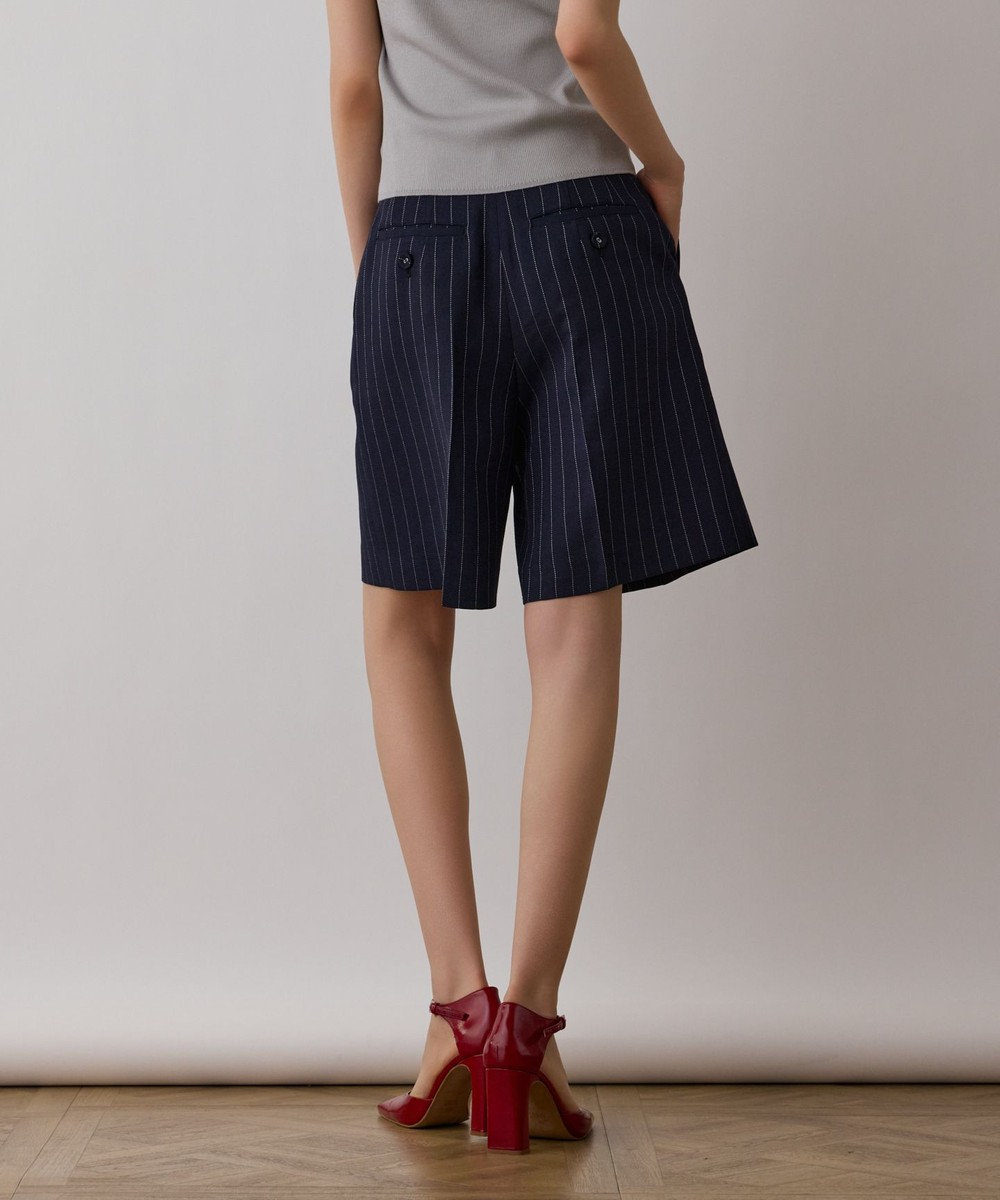 GRACE CONTINENTAL ストライプショートパンツ