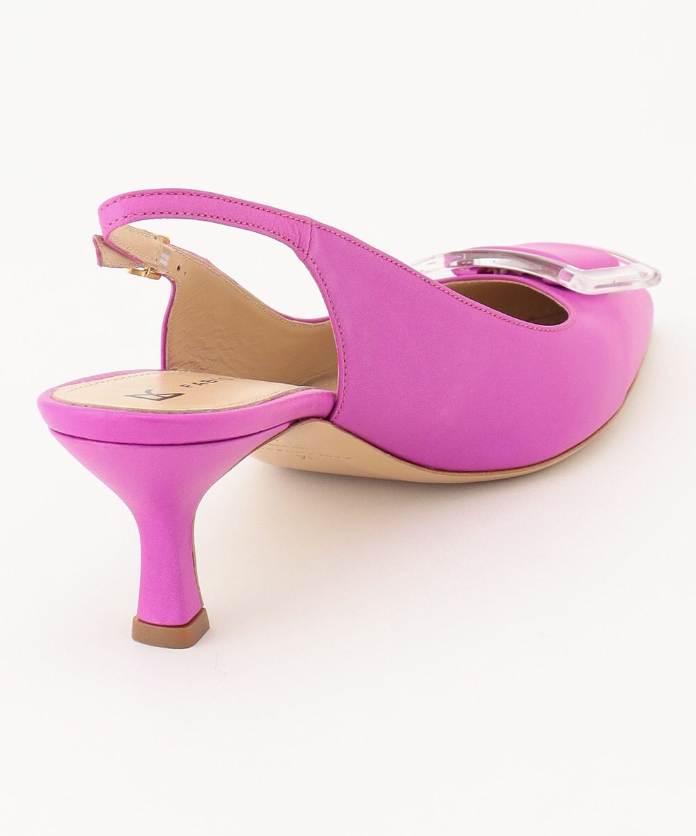 GRACE CONTINENTAL FABIO RUSCONI スクエアバックルサンダル 