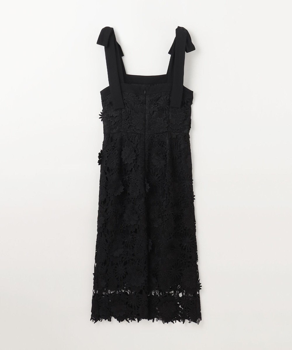 GRACE CONTINENTAL ケミカルフラワーレースワンピース