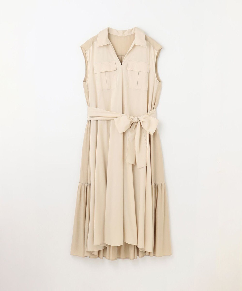 GRACE CONTINENTAL ティアードコンビシャツワンピース 
