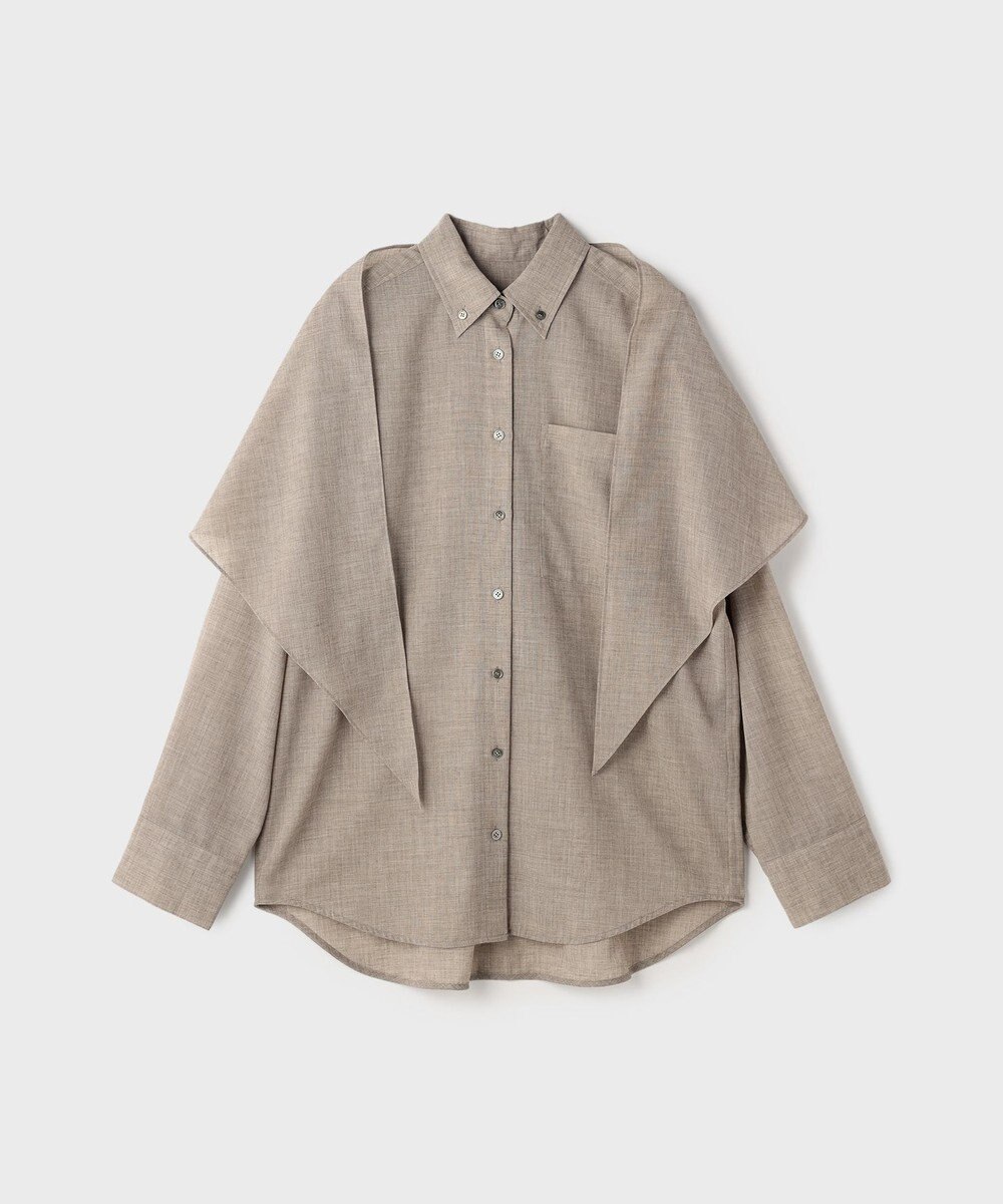 GRACE CONTINENTAL ストール付シャツ 
