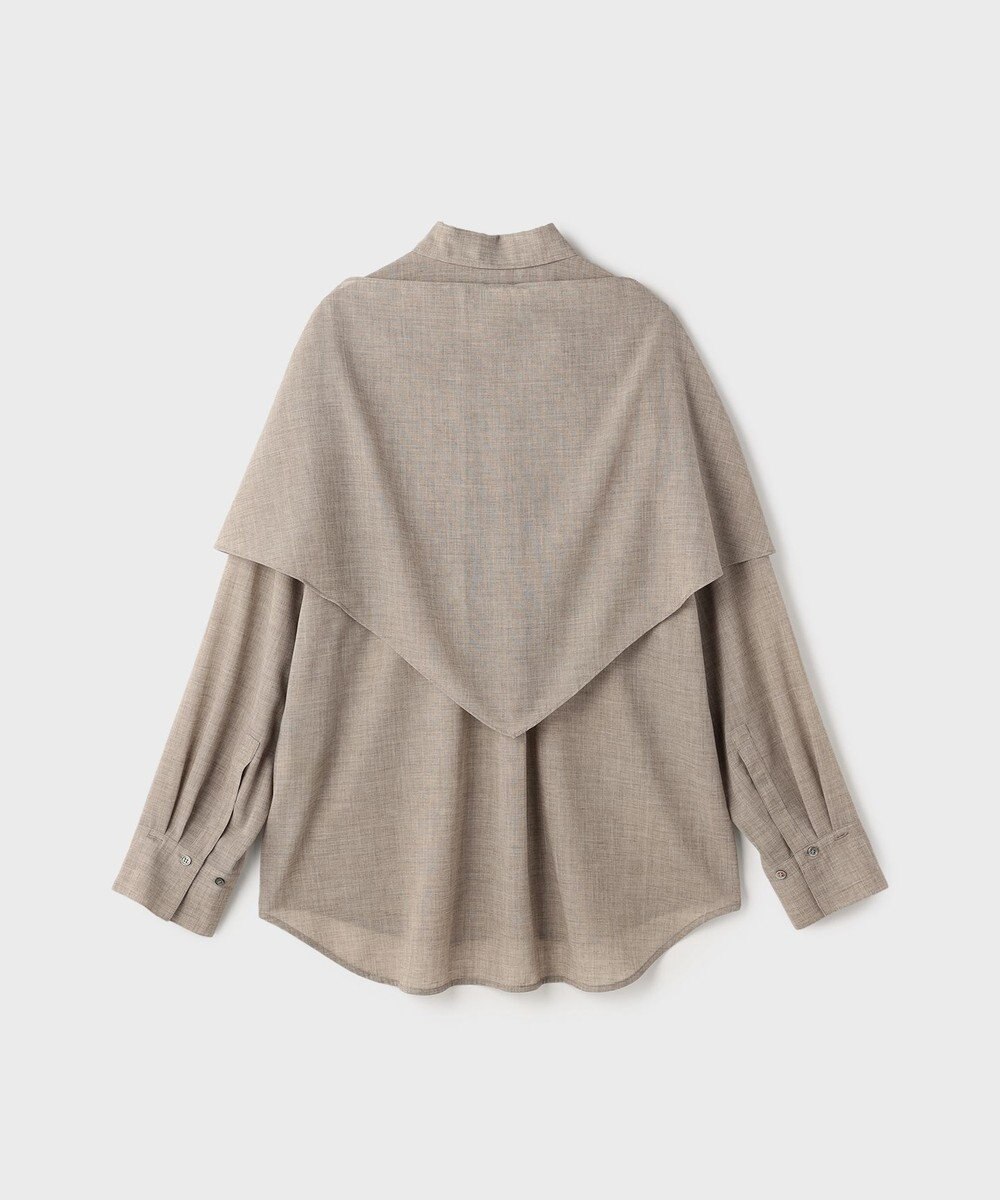 GRACE CONTINENTAL ストール付シャツ 
