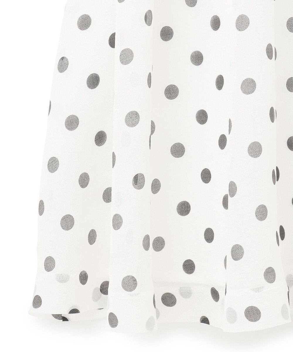 GRACE CONTINENTAL シアードットプリントスカート 