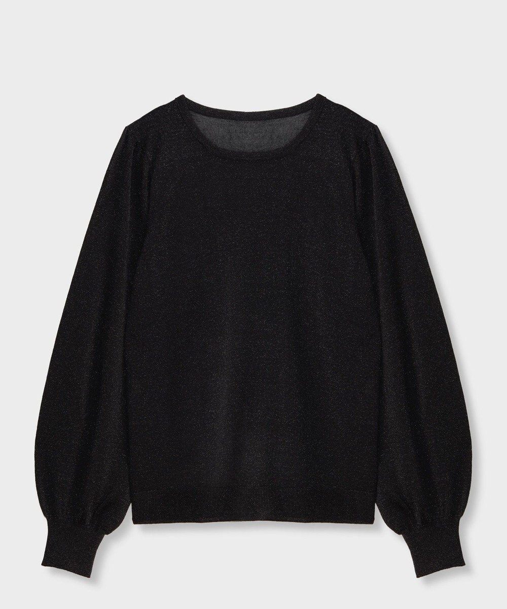 GRACE CONTINENTAL シアーラメニットトップ