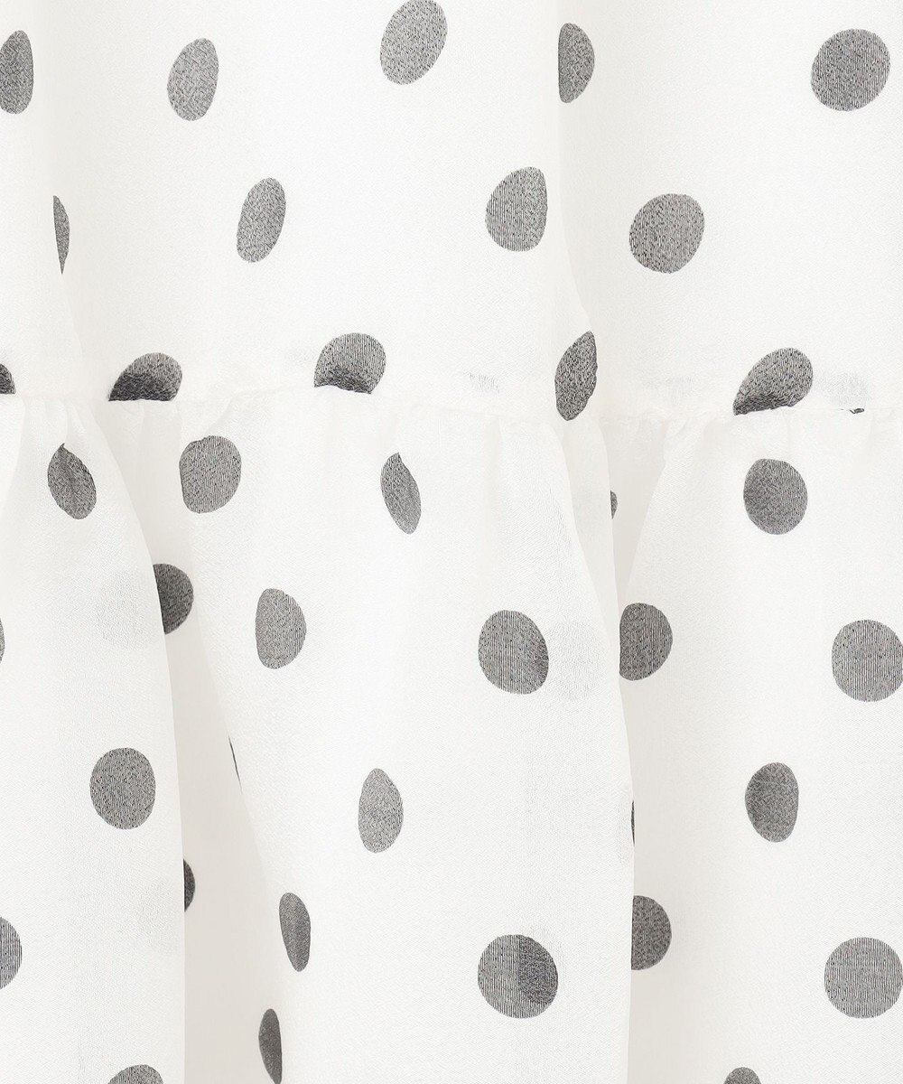 GRACE CONTINENTAL シアードットプリントスカート 