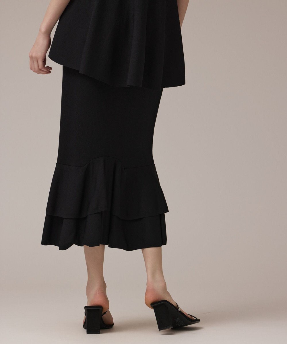 GRACE CONTINENTAL ティアードニットスカート 