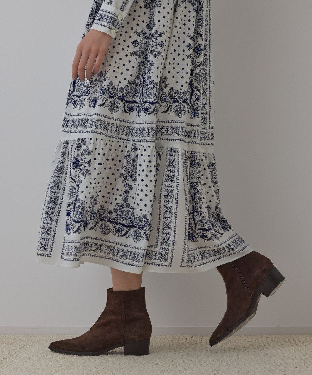 GRACE CONTINENTAL バンダナプリントシャツワンピース 