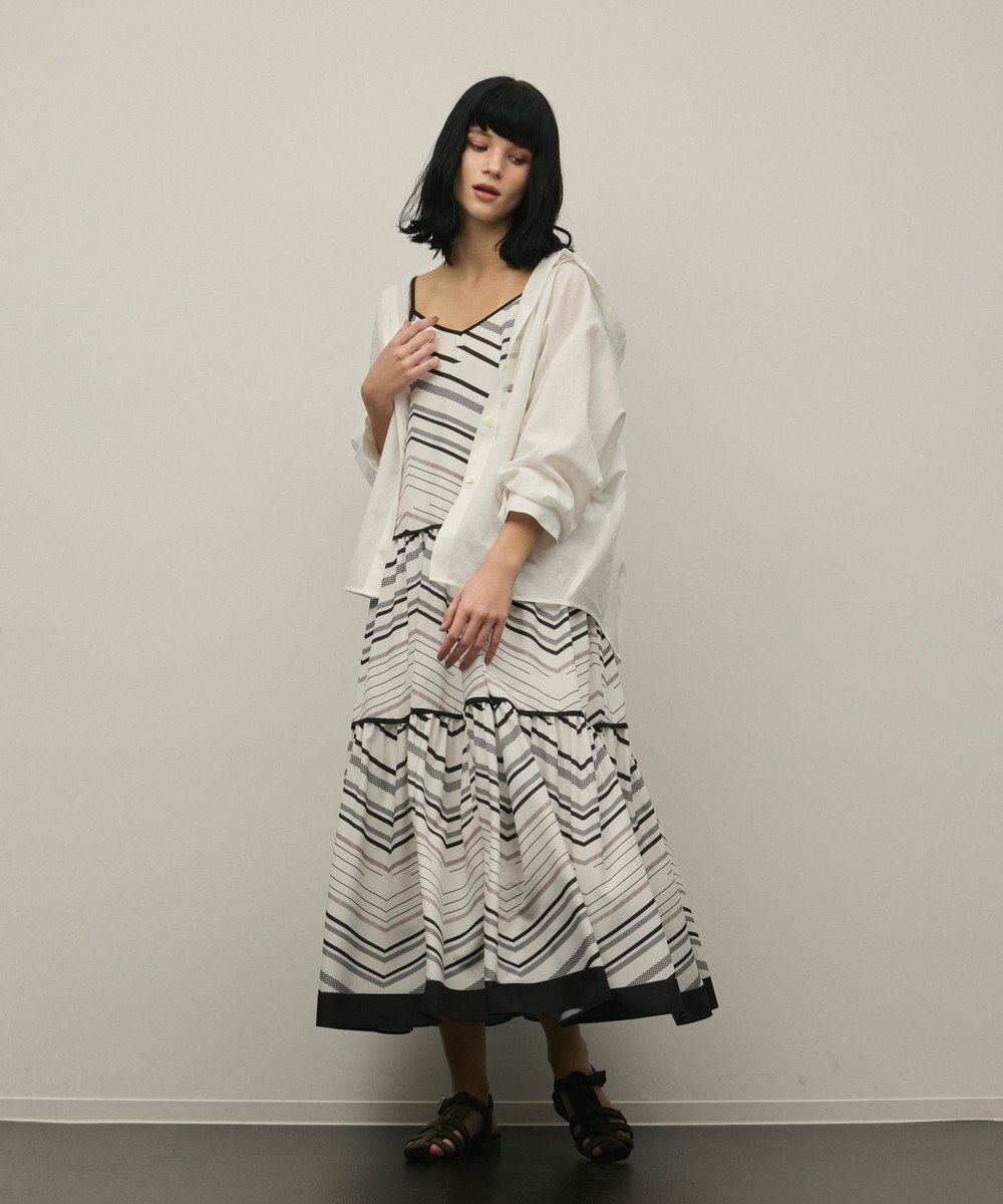 GRACE CONTINENTAL キカプリントキャミワンピース 