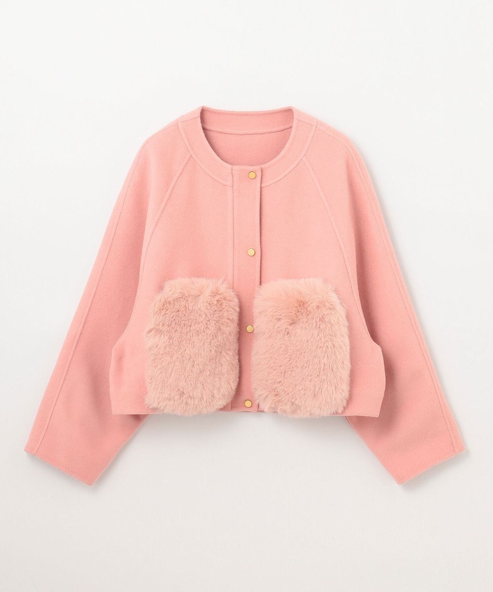 GRACE CONTINENTAL ファーポケットリバージャケット 