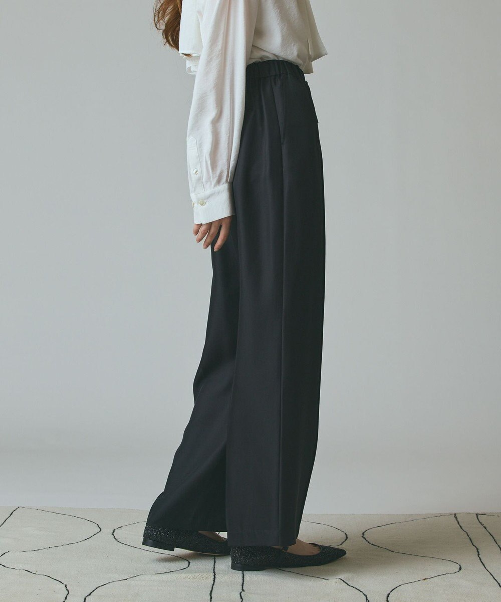 GRACE CONTINENTAL シルクツイルイージーパンツ 