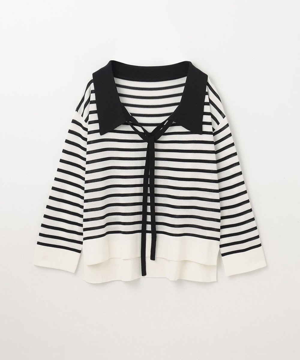 GRACE CONTINENTAL マリンボウタイニット 