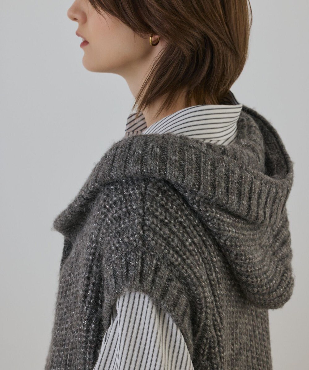 GRACE CONTINENTAL ラメニットベスト 