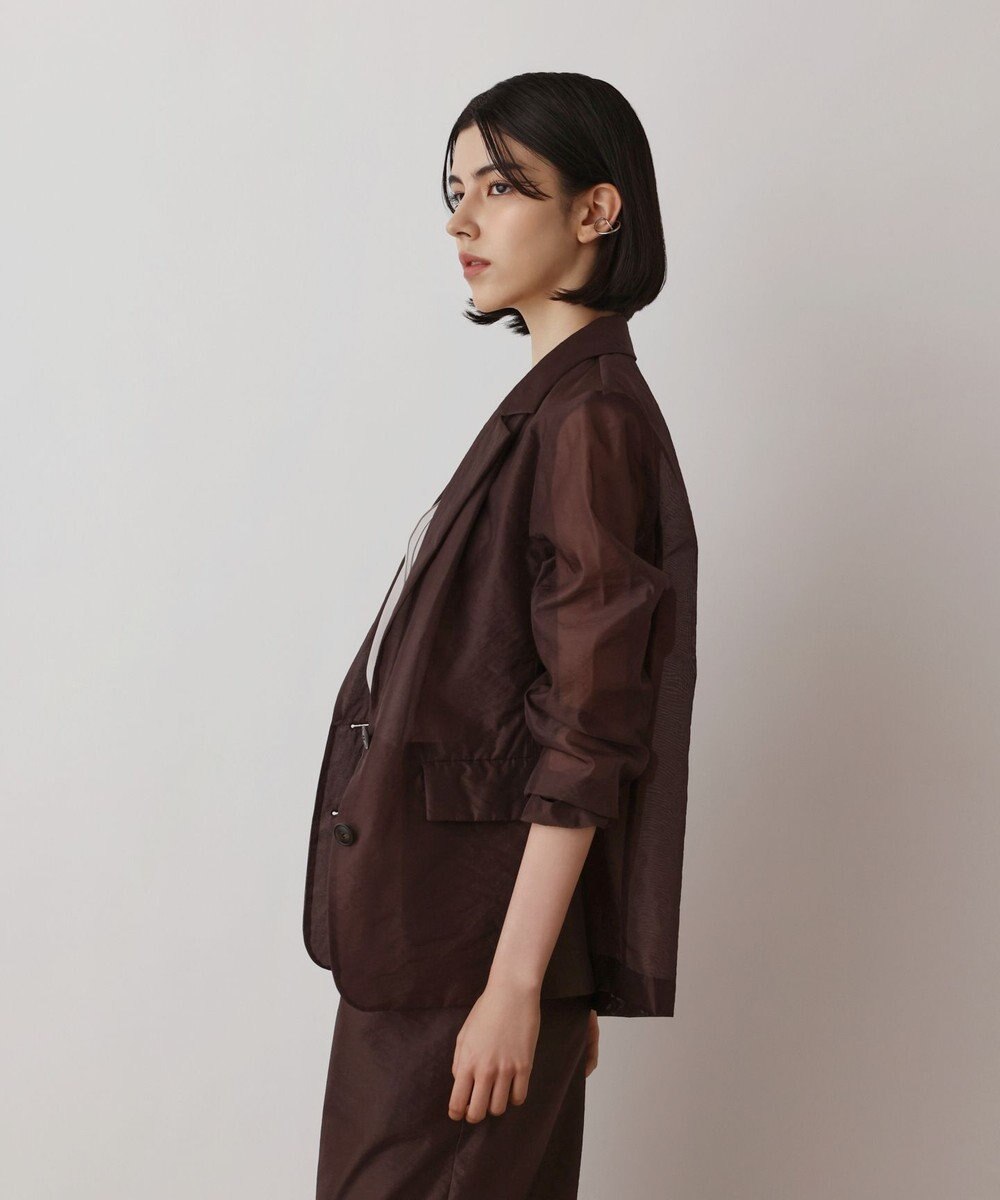 GRACE CONTINENTAL ブライトシアージャケット 