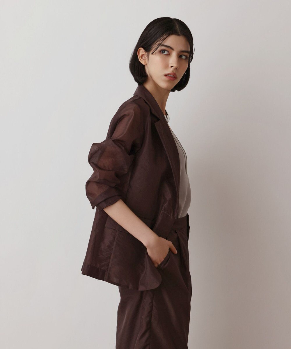 GRACE CONTINENTAL ブライトシアージャケット 