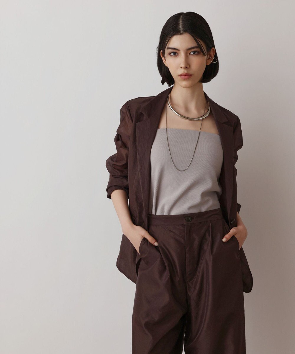 GRACE CONTINENTAL ブライトシアージャケット 