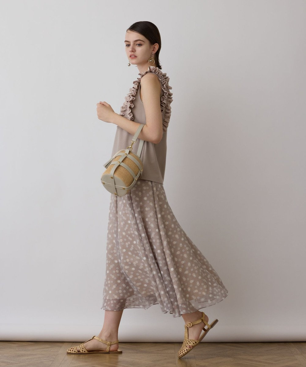 GRACE CONTINENTAL フリルカットトップ 