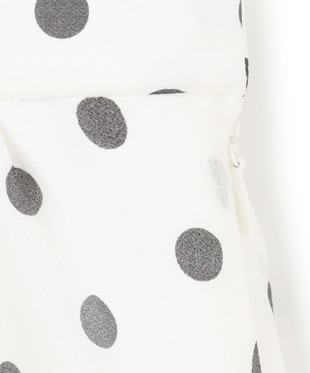 GRACE CONTINENTAL シアードットプリントスカート