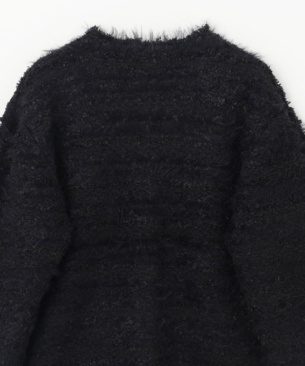 GRACE CONTINENTAL フェザーツイードニットカーディガン 