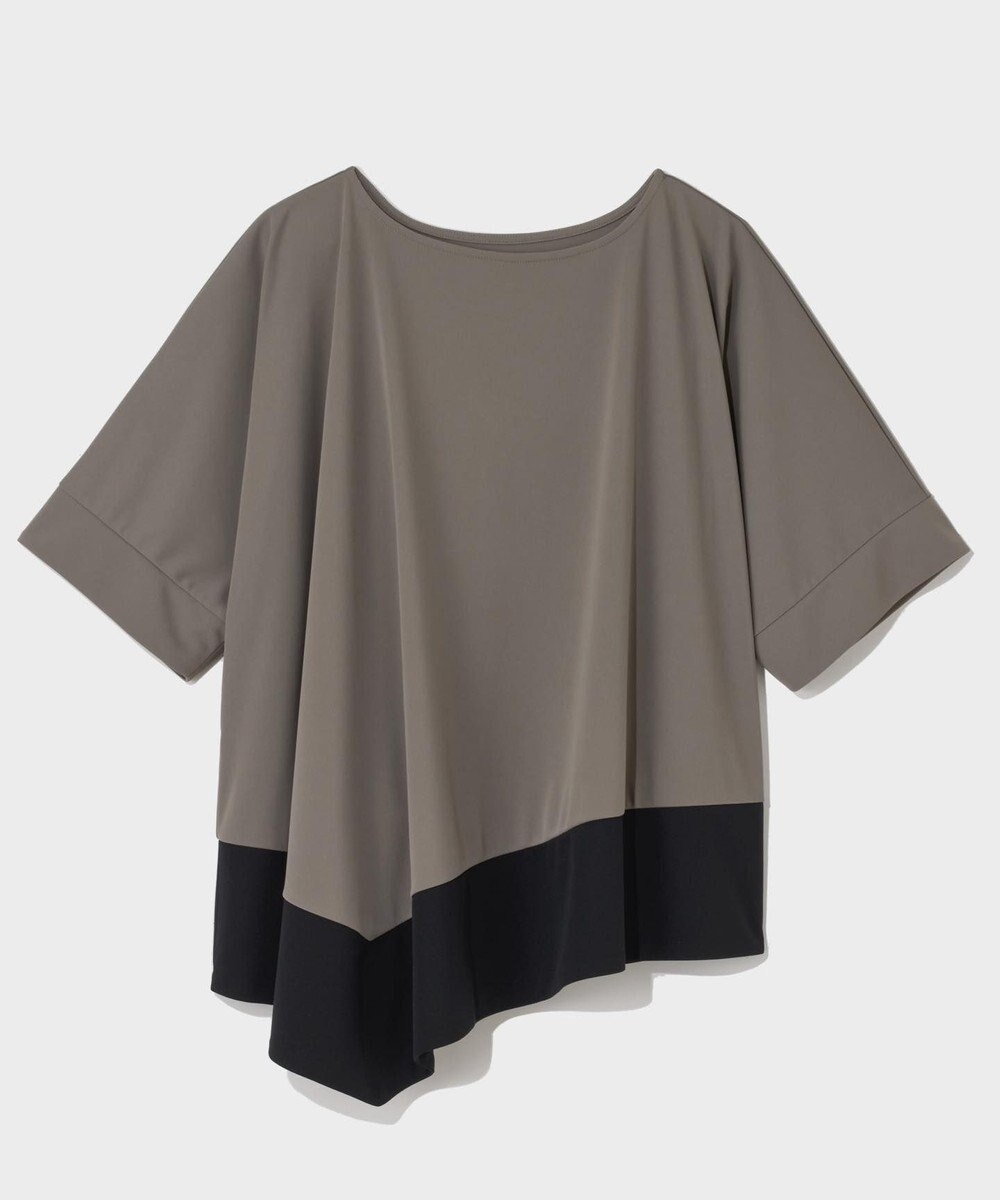 GRACE CONTINENTAL バイカラーアシメトップ 