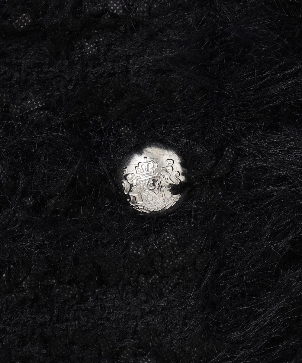 GRACE CONTINENTAL フェザーツイードニットカーディガン 