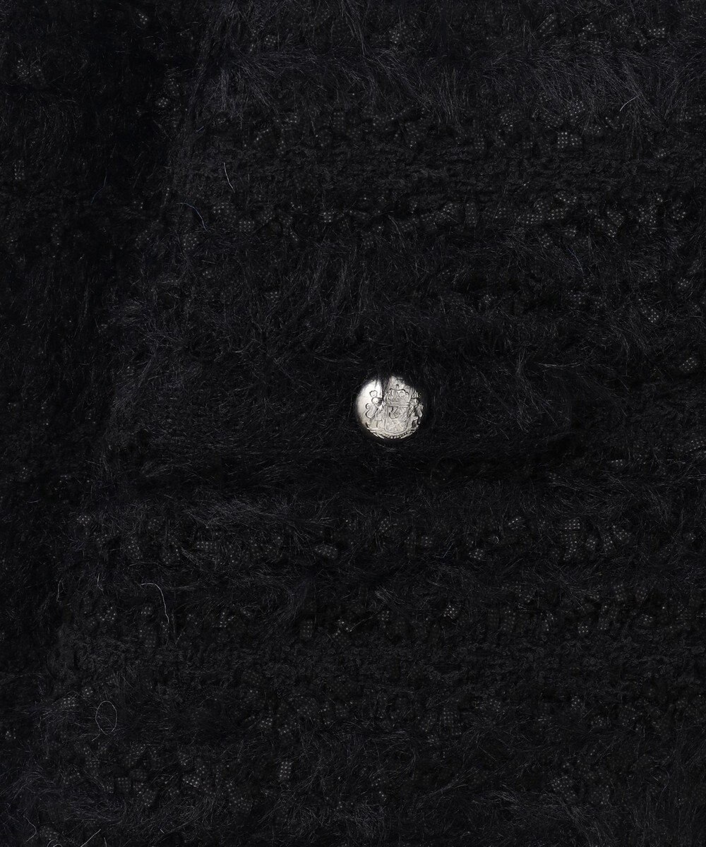 GRACE CONTINENTAL フェザーツイードニットカーディガン 