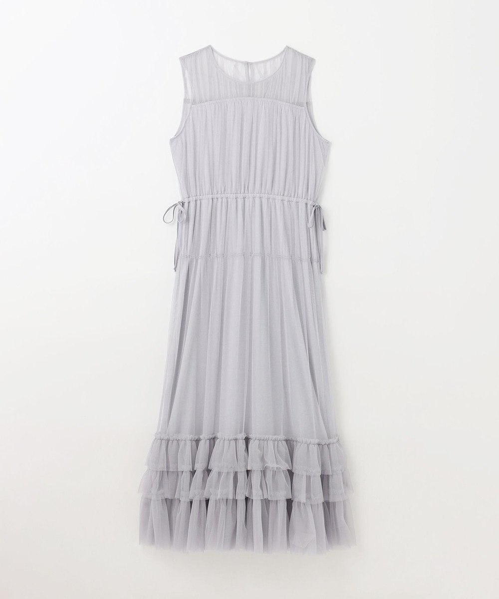 GRACE CONTINENTAL チュールティアードワンピース 