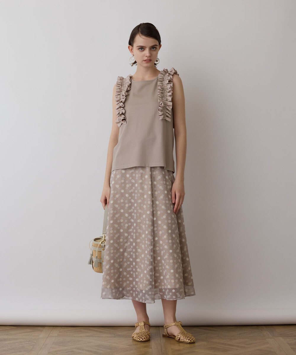 GRACE CONTINENTAL フリルカットトップ
