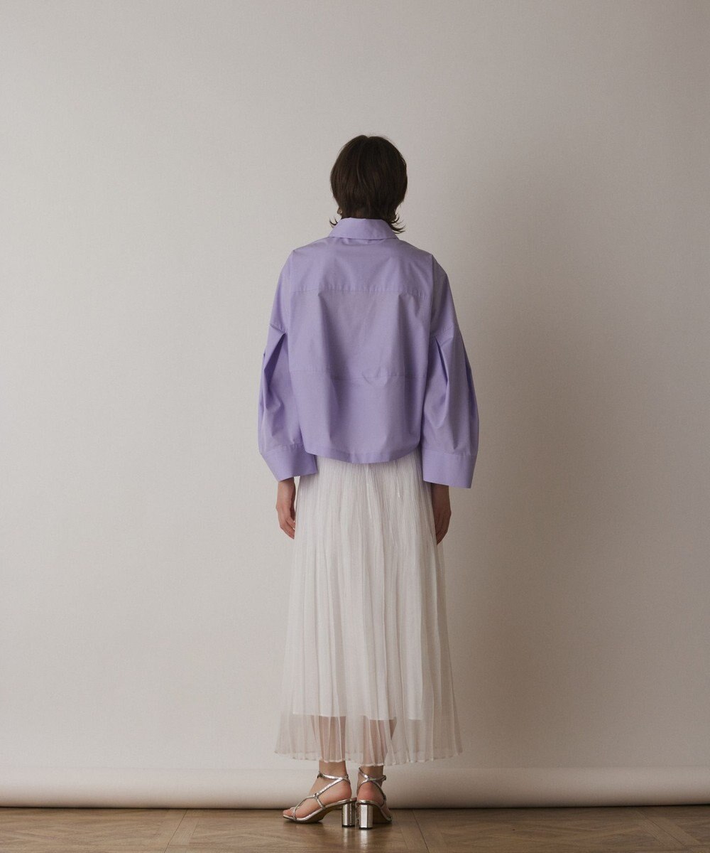 GRACE CONTINENTAL オーガンスパンコールスカート 