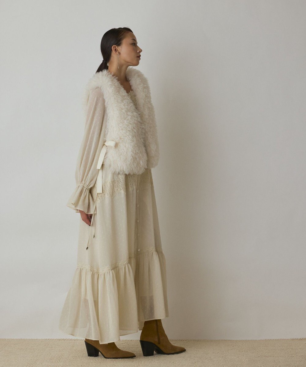 GRACE CONTINENTAL ショ－トファ－ジレ 