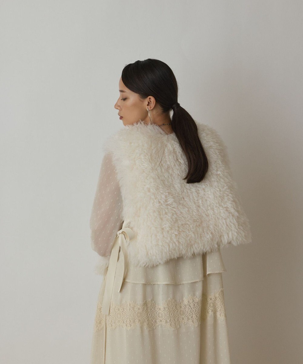 GRACE CONTINENTAL ショ－トファ－ジレ 