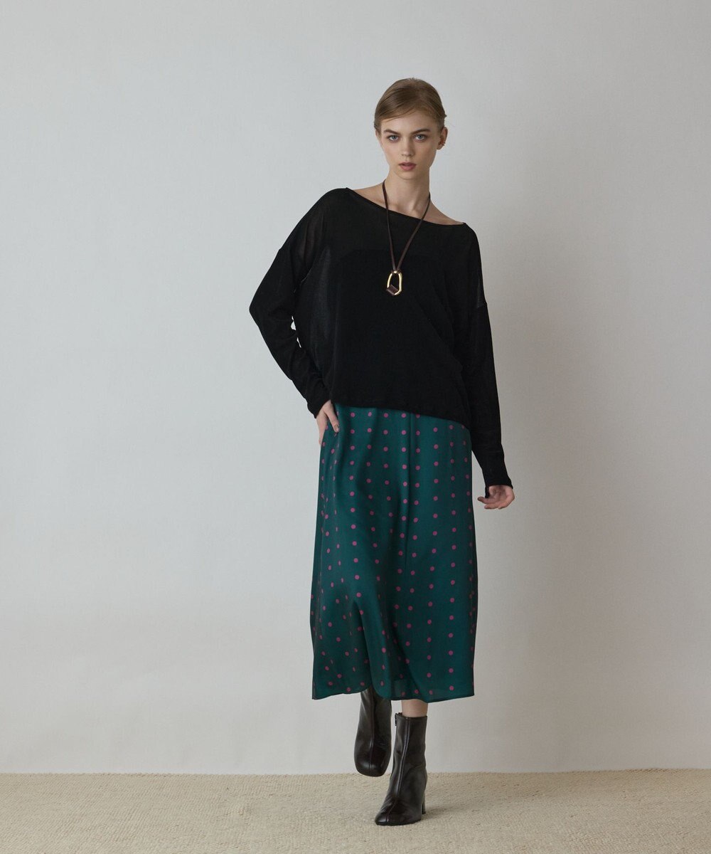 GRACE CONTINENTAL フロッキーオーバーカットトップ