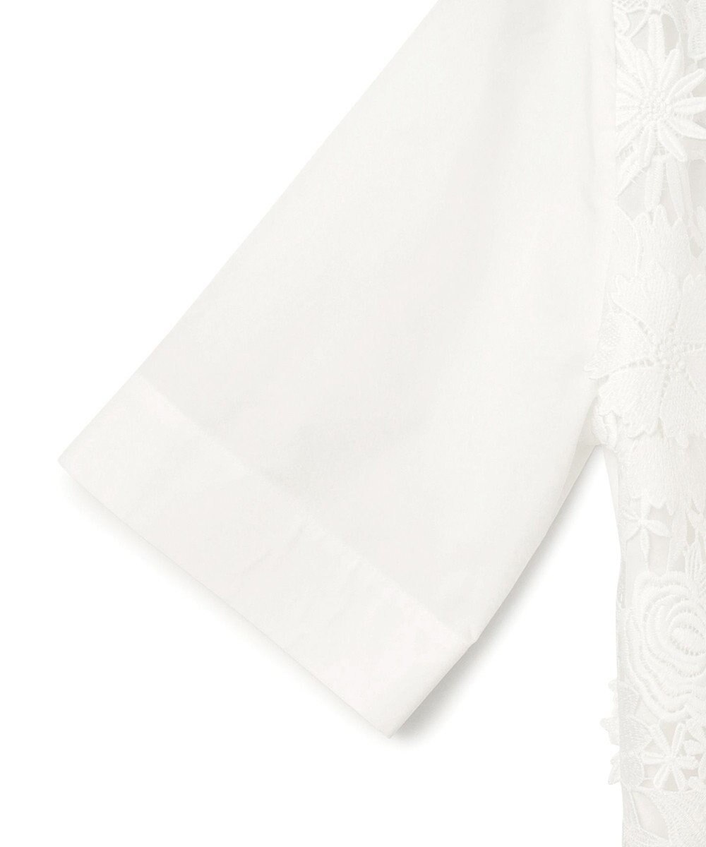 GRACE CONTINENTAL ケミカルフラワードレスシャツ 