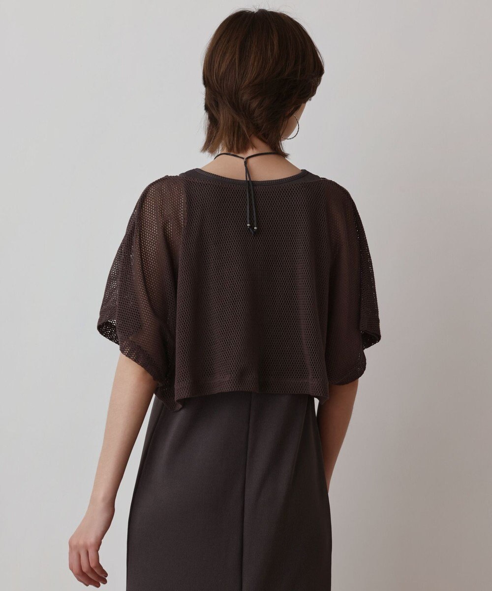 GRACE CONTINENTAL メッシュレイヤードワンピース 