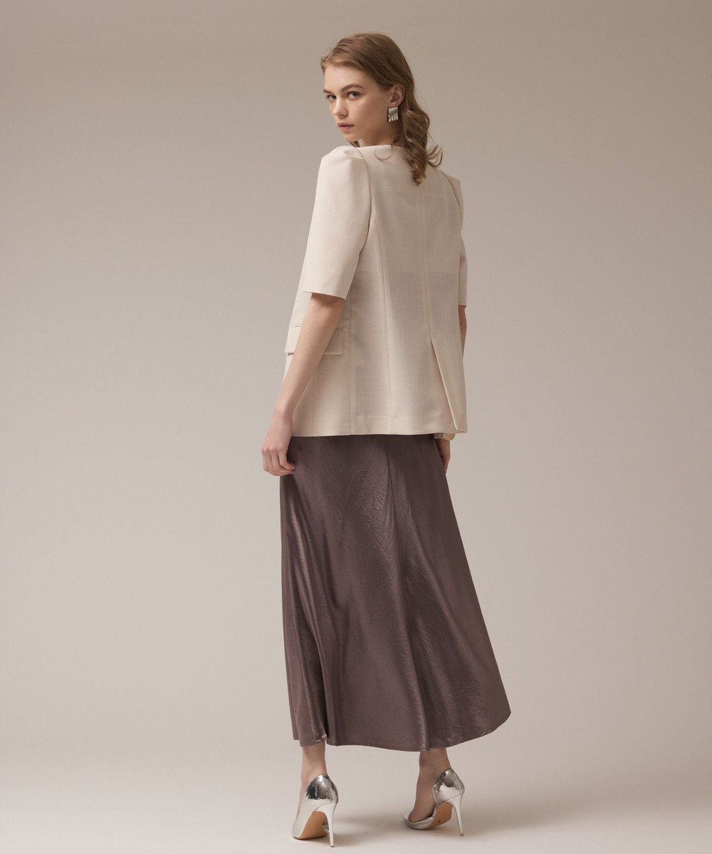 GRACE CONTINENTAL サテンバイアススカート